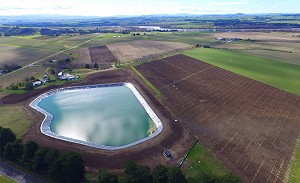 Frost Protection Pond Lining Hawkes Bay Vineyard
